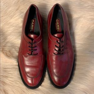 Red Carel Paris loafers size 36 1/2